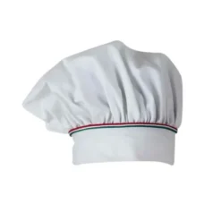 2 Pezzi - Cappello da Lavoro Cuoco 100% Cotone Giblor's Toque Klimt Q5I00203