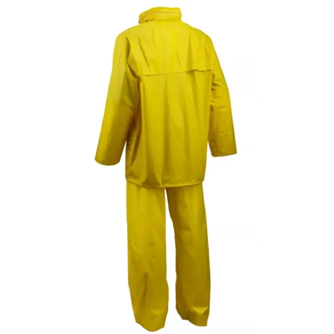 10 Pezzi - Completo Da Lavoro Coverguard Pluvio 5PLS060 Antipioggia