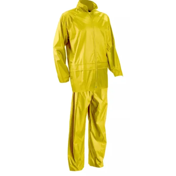10 Pezzi - Completo Da Lavoro Coverguard Pluvio 5PLS060 Antipioggia
