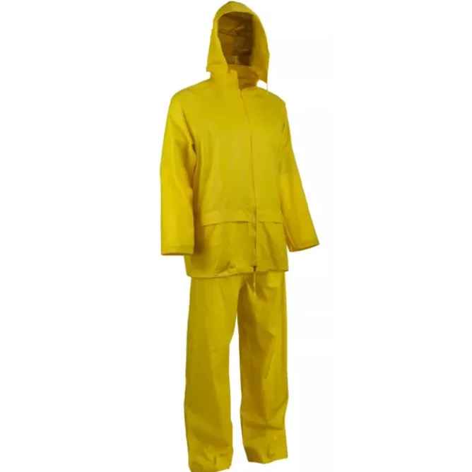 10 Pezzi - Completo Da Lavoro Coverguard Pluvio 5PLS060 Antipioggia