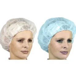 100 Pezzi - Cuffia da Lavoro Coverguard Bouffrant Cap Monouso MO45610