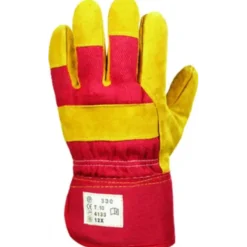 60 Pezzi - Guanti Da Lavoro Coverguard in Pelle Eurowinter MO330
