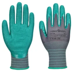 12 Pezzi - Guanti da Lavoro Spalmati Nitrile Antitaglio Antiabrasione Anticalore Stretch Portwest A313