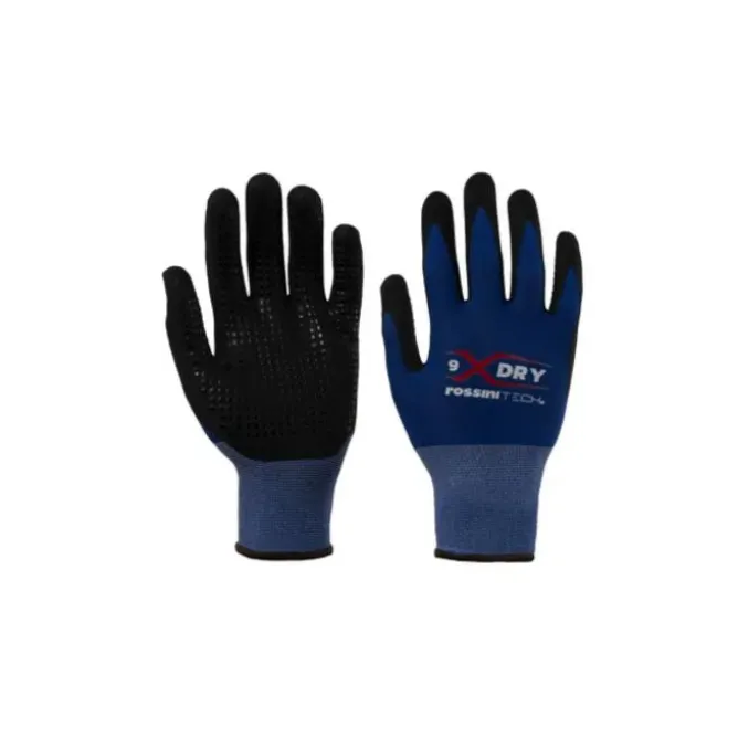 12 Pezzi - Guanti da Lavoro Rossini Nylon Spandex GGC024 Elasticizzati