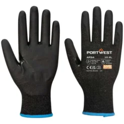 12 Pezzi - Guanti da Lavoro Spalmati Nitrile Antitaglio Antiabrasione Stretch Portwest AP34