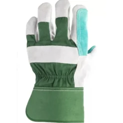60 Pezzi - Guanti Da Lavoro Coverguard In Pelle Eurostrong MO154 Rischi Meccanici