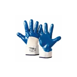 120 Pezzi - Guanti da Lavoro in Cotone Jersey Spalmati in Nitrile NBR Technosafe GHN1351BL