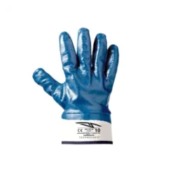 120 Pezzi - Guanti da Lavoro in Cotone Jersey Spalmati in Nitrile NBR Technosafe GHN1351BL