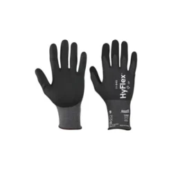 12 Pezzi - Guanti da Lavoro Ansell Guanto Hyflex 11-840 GGU977 Anticalore