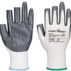 12 Pezzi - Guanti da Lavoro Spalmati Nitrile Antitaglio Antiabrasione Stretch Portwest A311