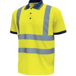 3 Pezzi - Polo da Lavoro Alta Visibilità U-Power Neon HL198YF