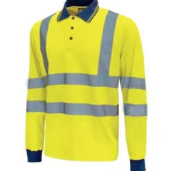 3 Pezzi - Polo da Lavoro Alta Visibilità U-Power Shine HL199YF