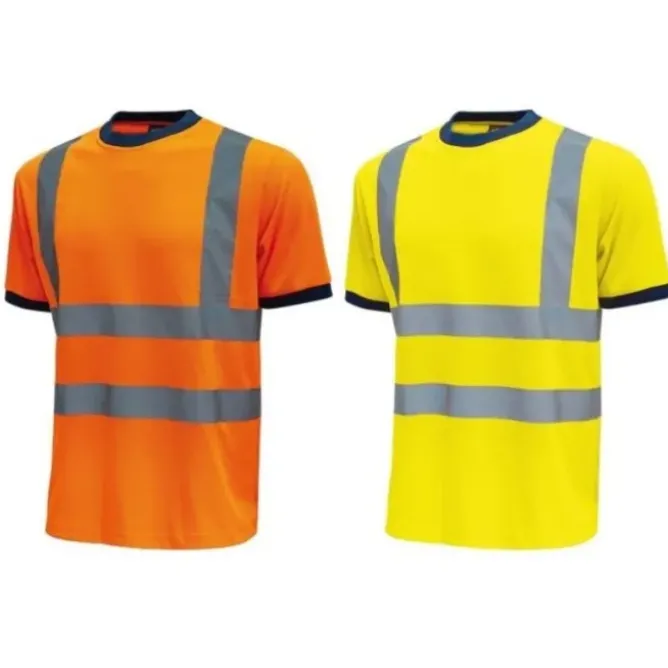 3 Pezzi - T-Shirt da Lavoro Alta Visibilità U-Power Glitter HL197YF