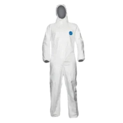 25 Pezzi - Tuta da Lavoro Coverguard Tyvek 500 Xpert Coverall con Cappuccio Monouso Multiprotezione MO40505