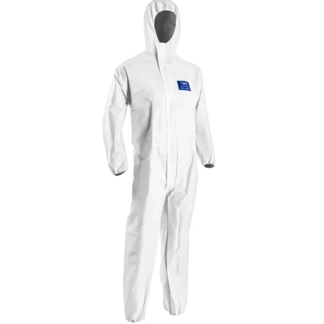 25 Pezzi - Tuta da Lavoro Coverguard Coverpro 5S10 con Cappuccio Monouso Multiprotezione MO43100