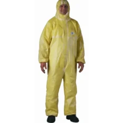 25 Pezzi - Tuta da Lavoro Coverguard Coverpro SMS CPE con Cappuccio Monouso Multiprotezione MO44445