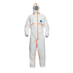 25 Pezzi - Tuta da Lavoro Coverguard Tyvek 800 J Xpert Coverall con Cappuccio Monouso Multiprotezione MO40585
