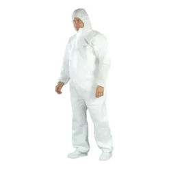 25 Pezzi - Tuta da Lavoro Coverguard Coverpro SMS con Cappuccio Monouso Multiprotezione MO44105