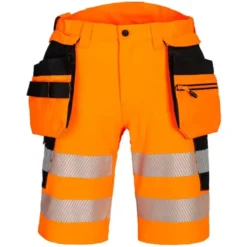 Bermuda da Lavoro Alta Visibilità Portwest Holster DX4 Stretch DX446