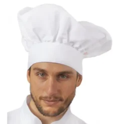 Berretto chef unisex 100% cotone Step One Horeca Siggi - 5 pezzi - 68SE0310/00-9000