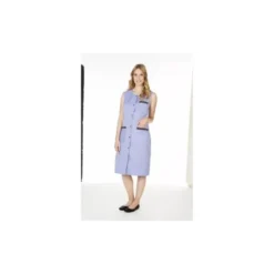 Camice Da Lavoro Molinel Caroline CAROLINESMLA/C Multitasche Lungo Donna Pulizie Benessere Senza Maniche