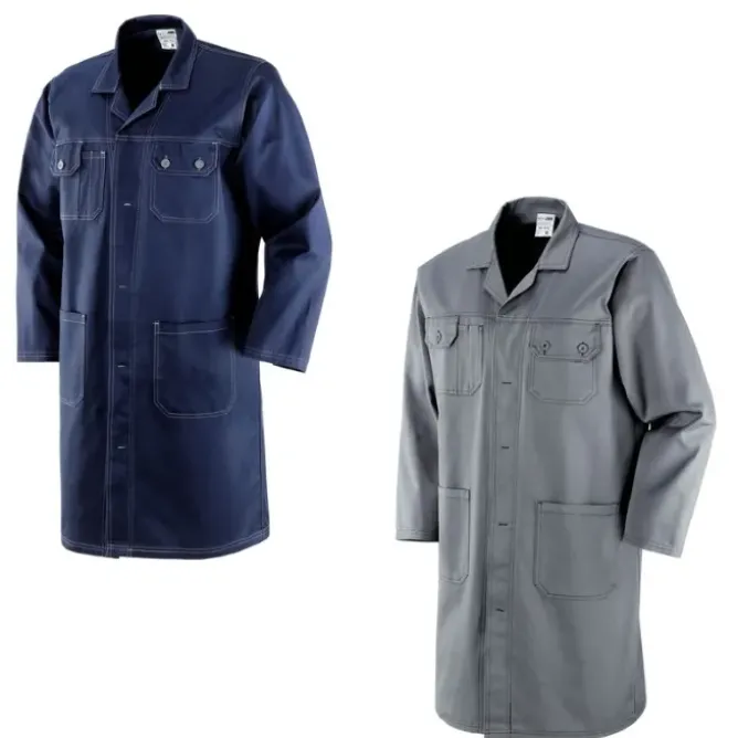 Camice da Lavoro Neri resistente in cotone Top Eur 436080