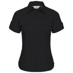 Camicia Da Lavoro a Maniche Corte da Donna Arrotolata Russell - JE919F