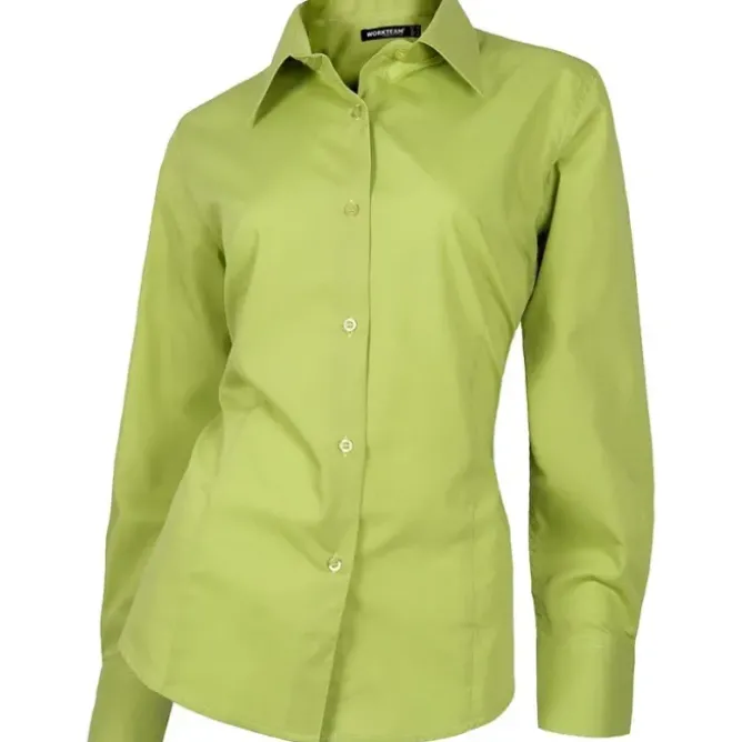 Camicia da lavoro attillata da donna a manica lunga - Workteam