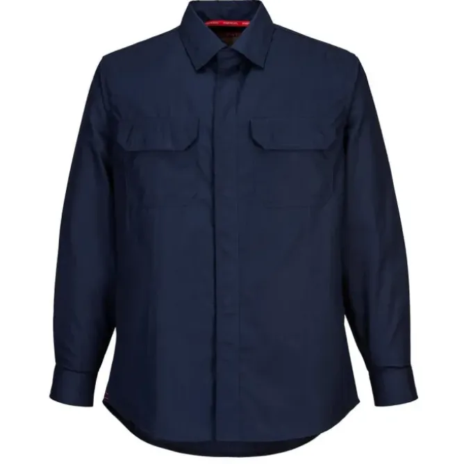 Camicia da Lavoro Bizflame Plus Antistatica Ignifuga Portwest FR69
