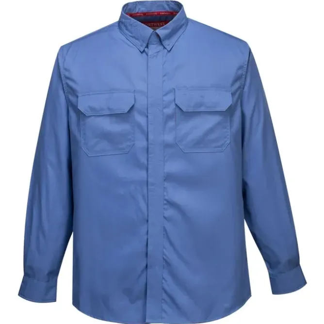 Camicia da Lavoro Bizflame Plus Antistatica Ignifuga Portwest FR69