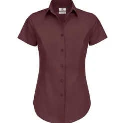 Camicia Da Lavoro Black Tie SSL Manica Corta da Donna B&C Collection - BCSWP24