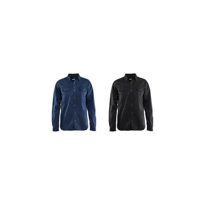 Camicia da Lavoro Blaklader Twill 100% cotone maniche lunghe 329711358900L