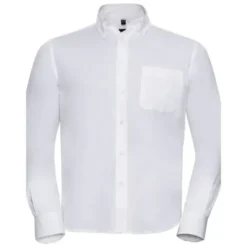 Camicia Da Lavoro Classica a Maniche Lunghe in Twill Russell - JE916M