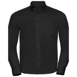 Camicia Da Lavoro Classica a Maniche Lunghe in Twill Russell - JE916M