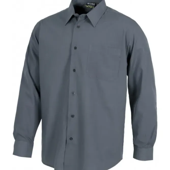 Camicia da lavoro con collo classico a manica lunga - Workteam