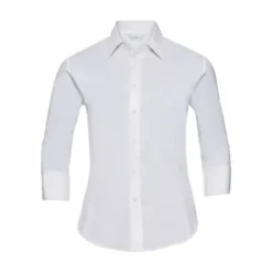 Camicia Da Lavoro con Maniche 3/4 Easy Care da Donna Russell - JE946F