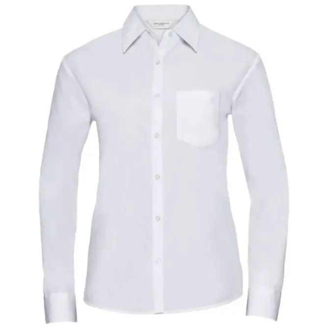 Camicia Da Lavoro in Policotone a Maniche Lunghe da Donna Russell - JE934F