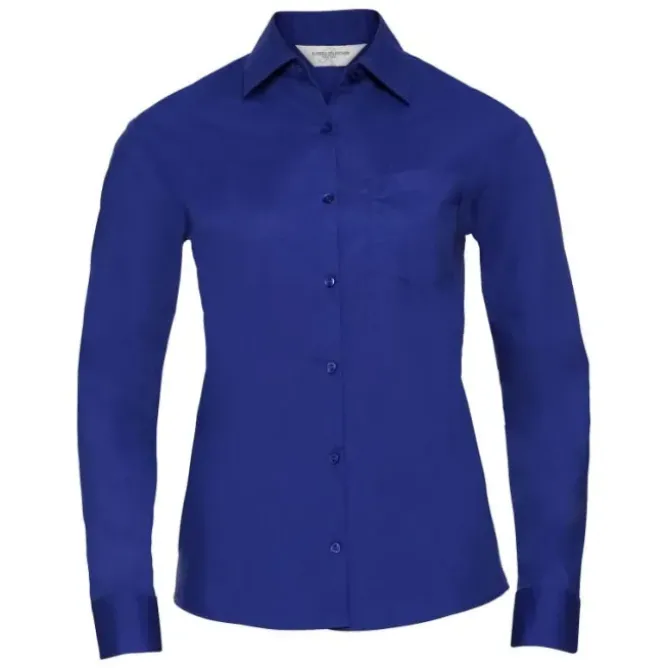 Camicia Da Lavoro in Policotone a Maniche Lunghe da Donna Russell - JE934F