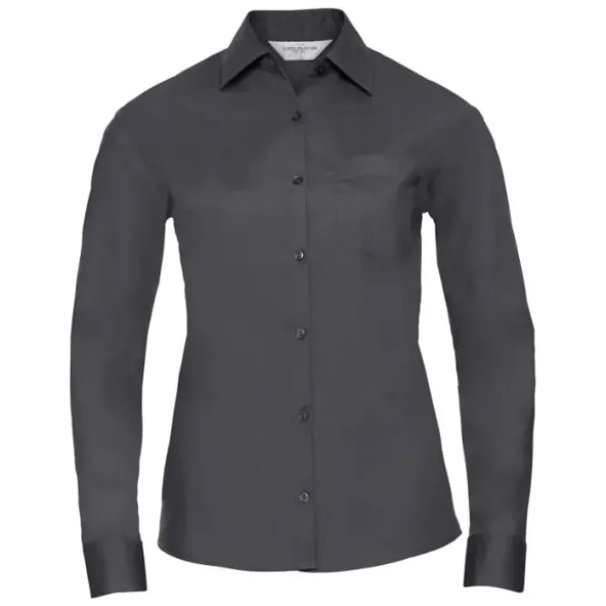 Camicia Da Lavoro in Policotone a Maniche Lunghe da Donna Russell - JE934F