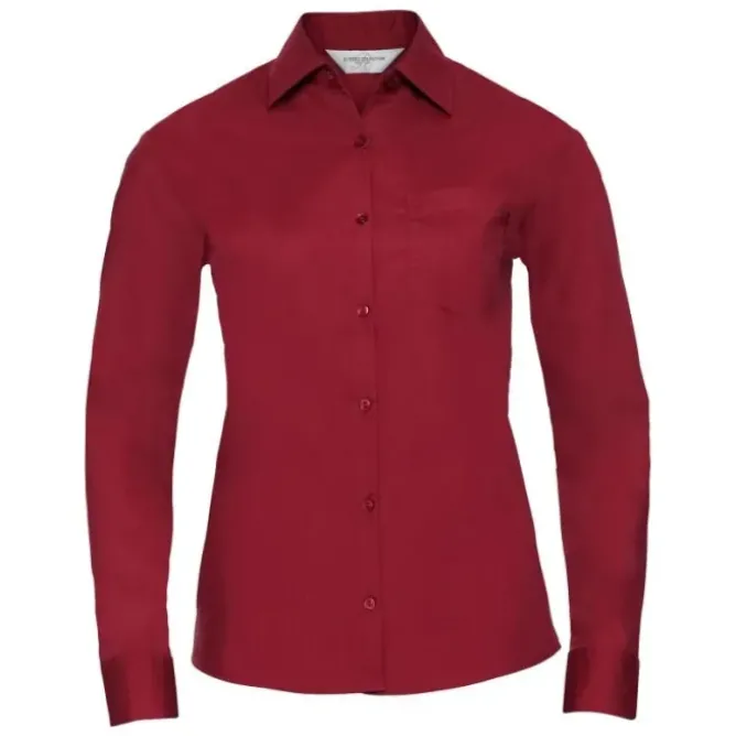 Camicia Da Lavoro in Policotone a Maniche Lunghe da Donna Russell - JE934F