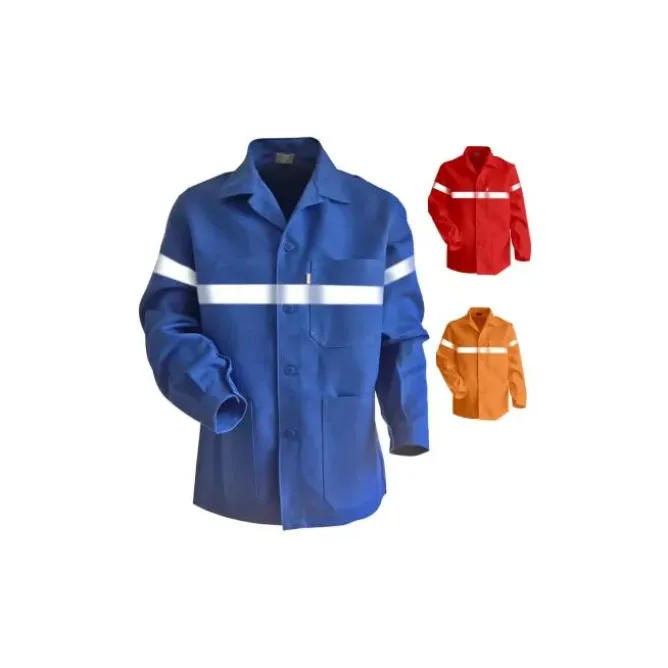 Camicia da lavoro LMA Ambre 2028 Alta Visibilità Multitasche 100% Cotone