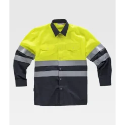 Camicia da Lavoro Manica Lunga Alta Visibilità C3813 - Workteam