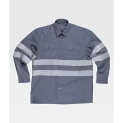 Camicia da Lavoro Manica Lunga con Bande B8007 - Workteam