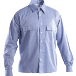 Camicia da lavoro Manica Lunga 100% Cotone Chambray P&P Loyal STX08 105