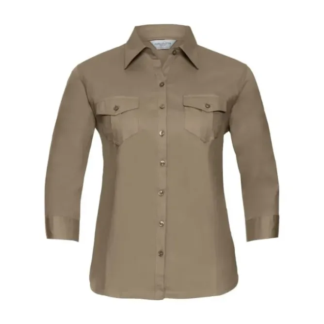 Camicia Da Lavoro Maniche 3/4 da Donna Russell - JE918F