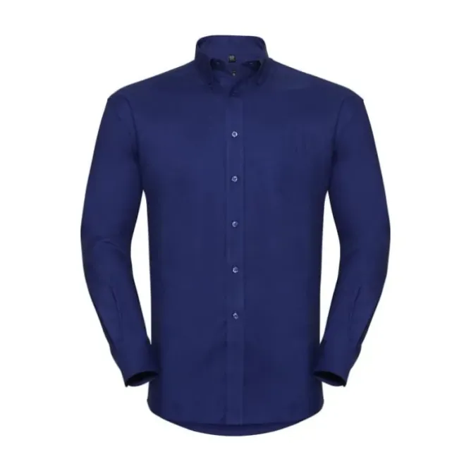 Camicia Da Lavoro Oxford Easy Care a Maniche Lunghe Russell - JE932M