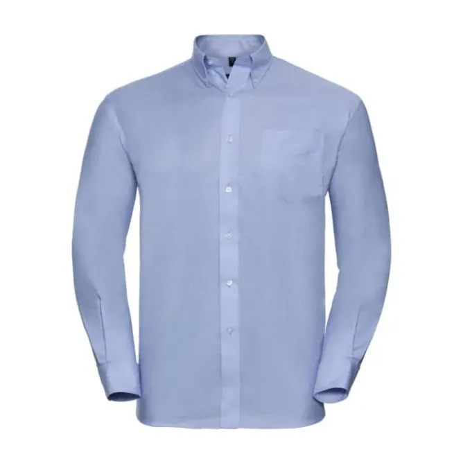 Camicia Da Lavoro Oxford Easy Care a Maniche Lunghe Russell - JE932M