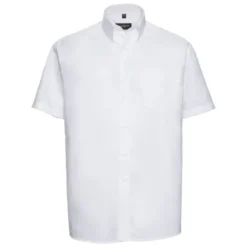 Camicia Da Lavoro Oxford Easy Care a Maniche Corte Russell - JE933M