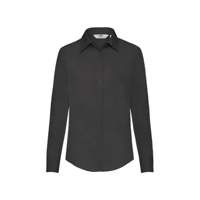Camicia Da Lavoro Popeline da Donna Manica Lunga Fruit Of The Loom FR650120