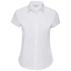 Camicia Da Lavoro Stretch a Maniche Corte da Donna Russell - JE947F